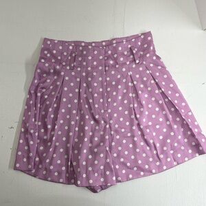 Zara Lavender Polka Dot Shorts